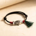 925 Sterling Silver Luck Koi Fish Braided Bracelet