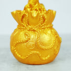 AngelSeer Natural Citrine Money Tree Gemstone Ornament - Feng Shui for Prosperity