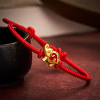 AngelSeer Handmade Red String Elephant Love Heart Protection Braided Adjustable Bracelet