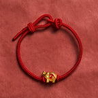 AngelSeer Handmade Red String Elephant Love Heart Protection Braided Adjustable Bracelet